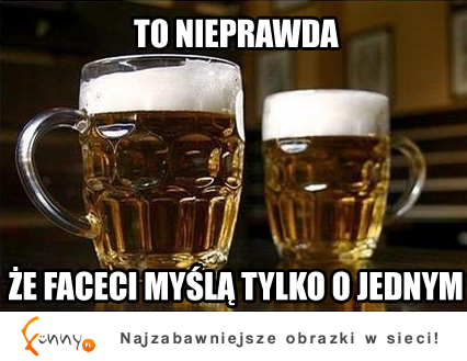 Dowód, że faceci wcale nie myślą o jednym ;)