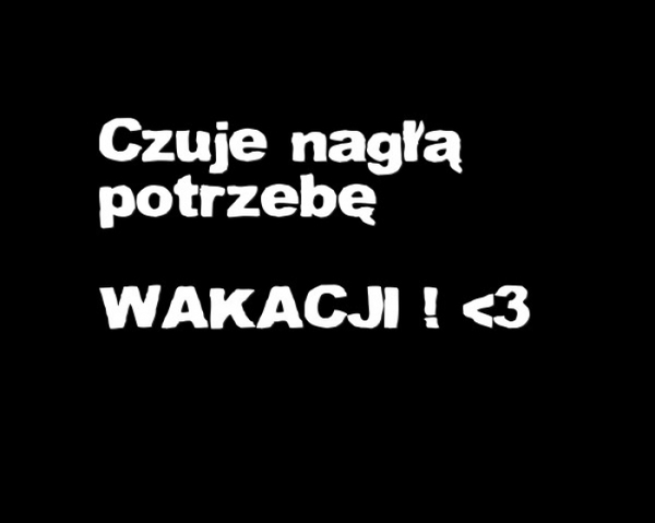 czuje nagla potrzebe