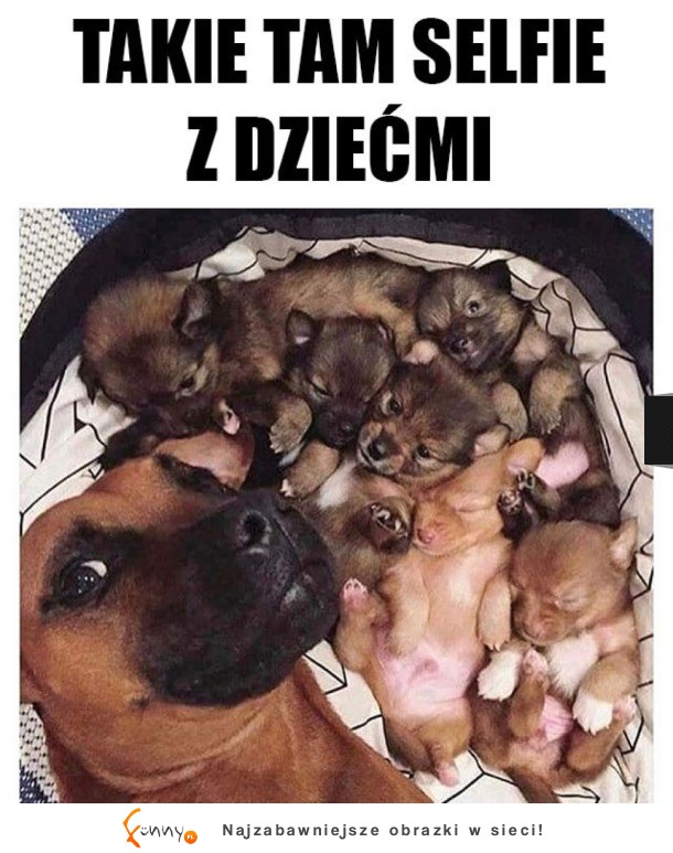 selfie z dziećmi