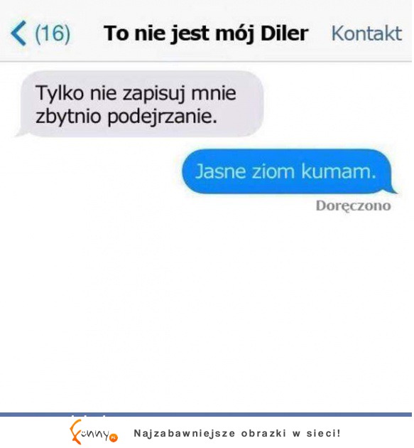 Jak zapisać dilera w telefonie On zna dobry sposób xd