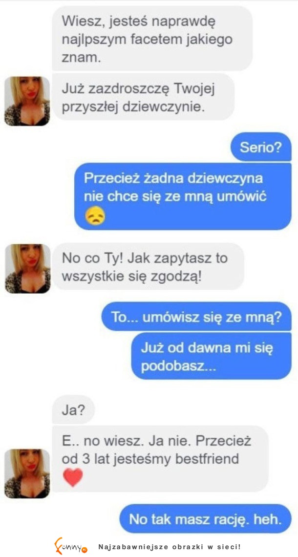 Chłopak chciał wyjść z FRIENDZONE! Niestety...