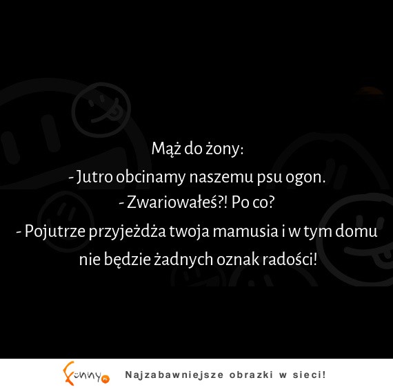 Nie zgadniesz po co gość chciał obciąć psu ogon :D