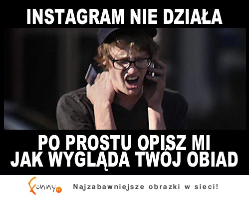 Instagram leży