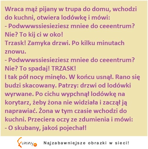 Pijany mąż