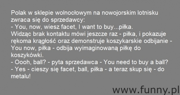 Polak w sklepie wolnocłowym