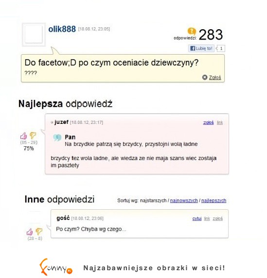 Zadała DZIWNE PYTANIE na forum! '''Po czym mężczyźni oceniają dziewczyny'' MASAKRA!