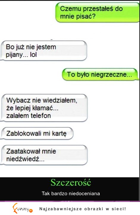 Nigdy nie proś o SZCZEROŚĆ FACETA! Możesz żałować tak jak ona! Masakra :D