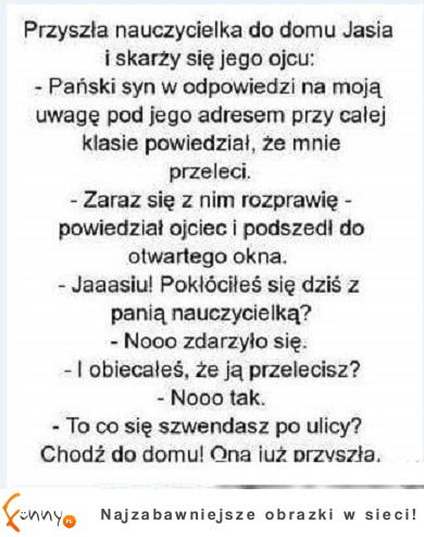 Nauczycielka przyszła do domu Jasia na skargę! ZOBACZ co z tego wynikło! BEKA!