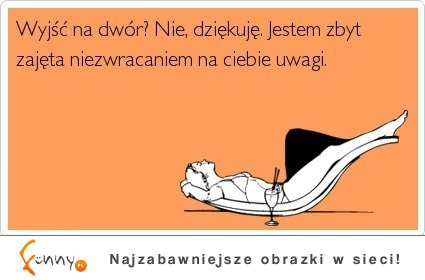 nie dziękuję