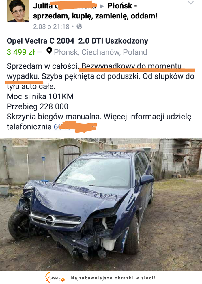 Bezwypadkowy do momentu wypadku