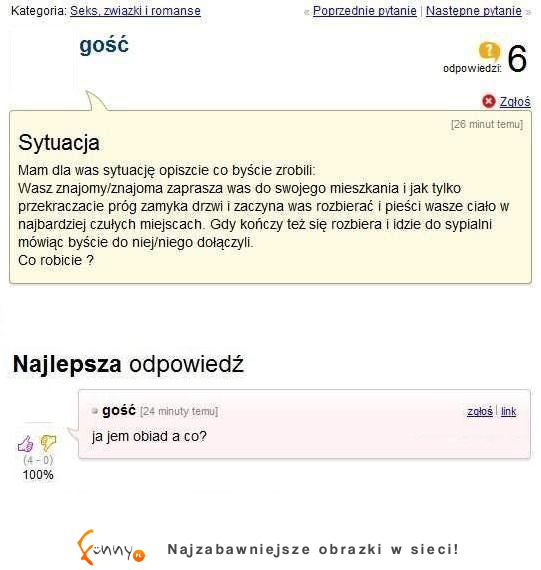 Jemu wydarzyła się bardzo fajna sytuacja, jednak nie wie co zrobić! :)