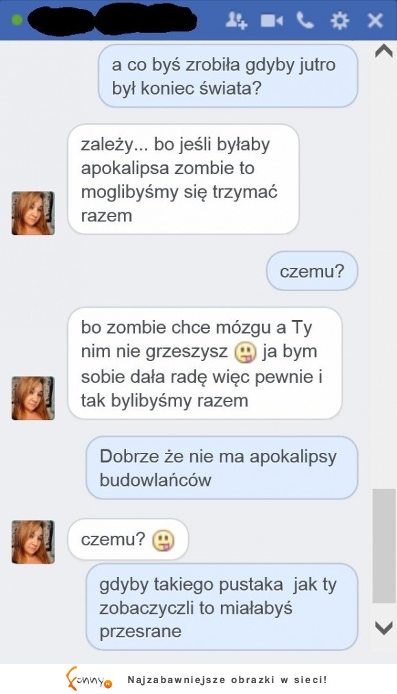 Haha ciekawe które z nich przetrwa apokalipsę zombie XD