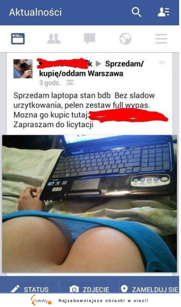 Jak prawidłowo sprzedać laptopa! ;)