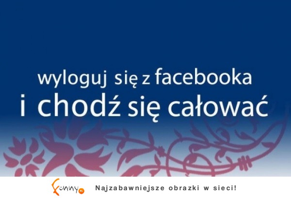 Wyloguj się z facebooka