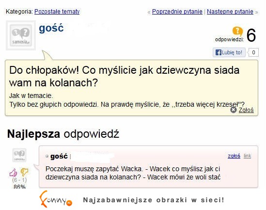 Dziewczyna zadała CIEKAWE PYTANIE DO CHŁOPAKÓW- zobacz koniecznie najlepszą odpowiedź! DOBRE!