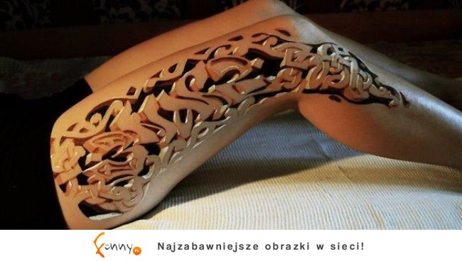 Niesamowite tatuaże 3D
