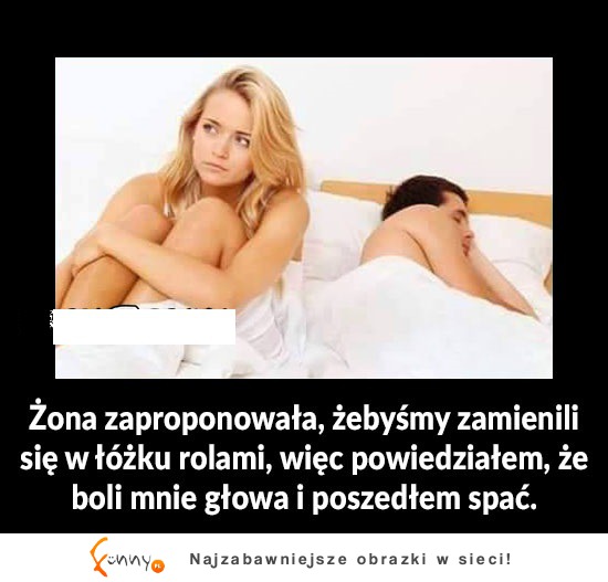 Zamiana ról w łóżku! Myslisz, że to dobry pomysł ;)