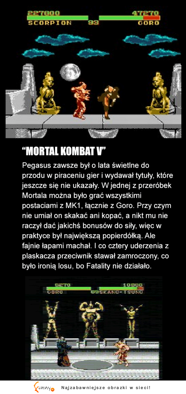 Najlepsze gry na pegazusa - znasz je wszystkie, która najlepsza? ;)