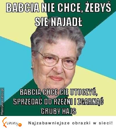 Babcia ma swój własny plan