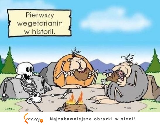 pierwszy wegetarianin