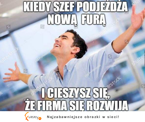 Właśnie tak reaguję, za każdym razem XD