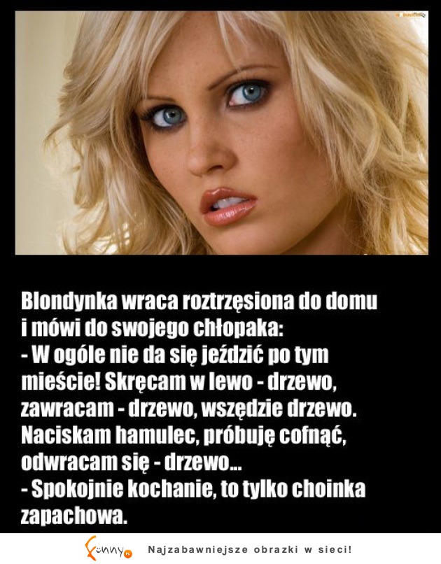 BLONDYNKA jeździ samochodem! ZOBACZ co wymysliła! BEKA!