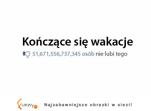 Kończące się wakacje :)