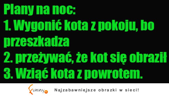 Plany na noc