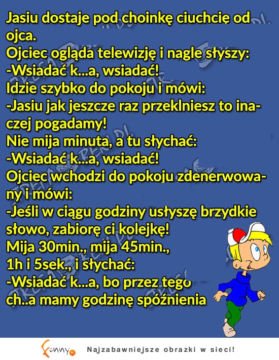 Ojciec podsłuchał jak jego syn przeklina! Zakończenie najlepsze! HAHA