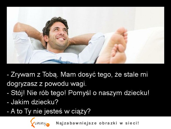 Zrywam z tobą! Mam dosyć tego, że stale mi dogryzasz z powodu wagi! ZOBACZ reakcję chłopaka! haha