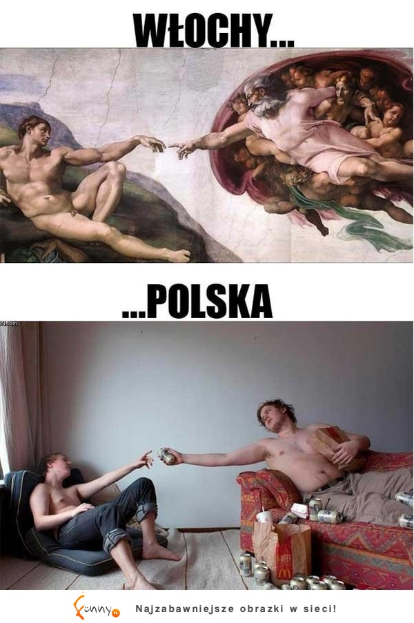 Różnica między Włochami a Polską ;D Prawie to samo