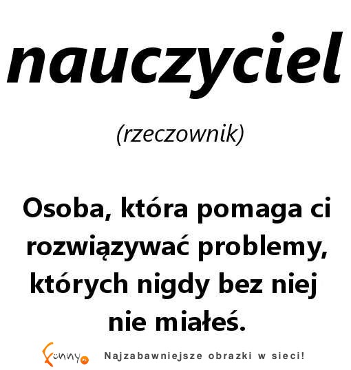 nauczycielka