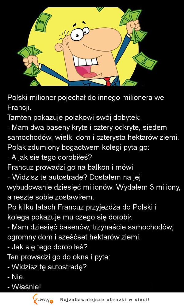 Polski milioner we Francji! LOL...