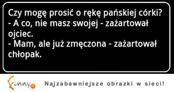 Żartowniś prosi o rękę dziewczyny ;)