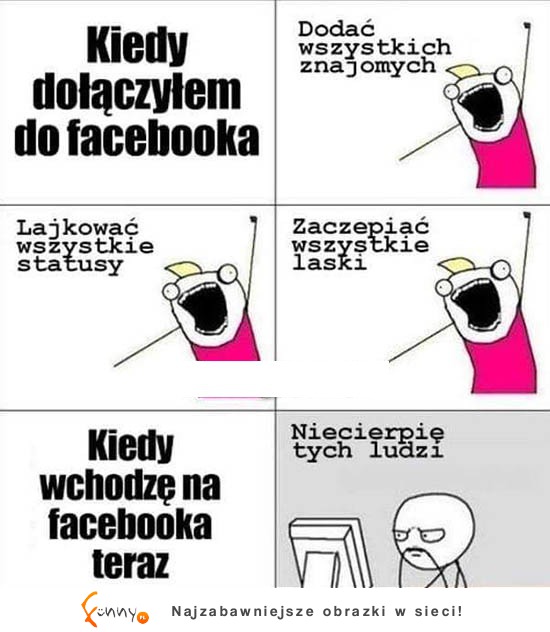 FACEBOOK na początku a TERAZ... Prawda!