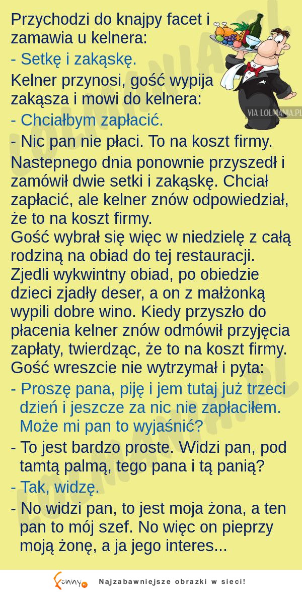 Kelner nie przyjmował zapłaty za posiłki. Facet w końcu nie wytrzymał... SZOK!