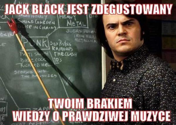 JACK BLACk jest zdegustowany