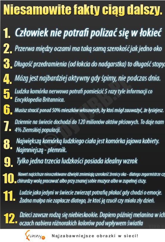 Ile z tych faktów już znaliście? :)