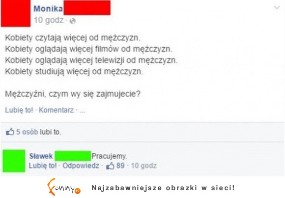 czym wy mężczyźni się zajmujecie?