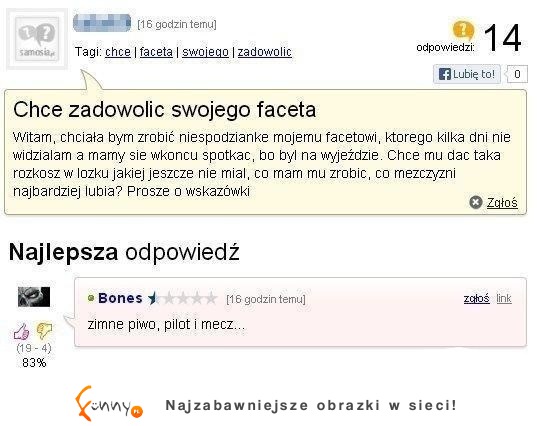 Chce zadowolić swojego faceta.. Co powinna zrobić? Sprawdzony sposób, działa na każdego! ;)