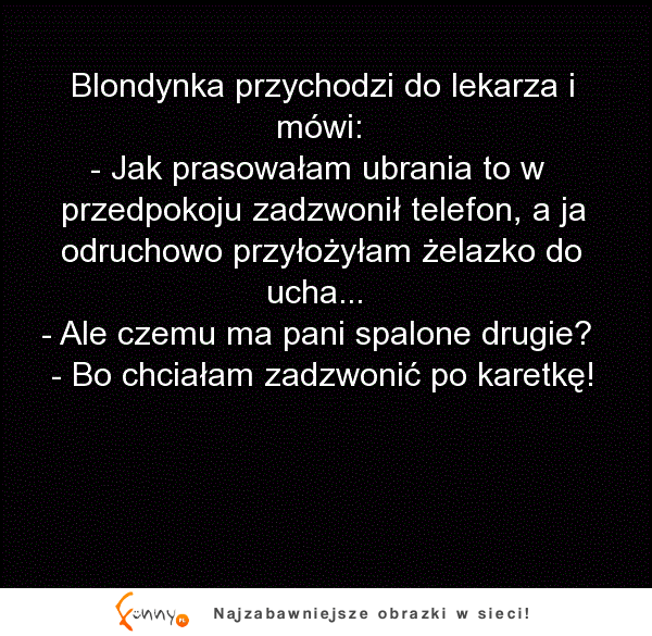 Blondynka przypaliła się żelazkiem, a lekarz... W SZOKU!! HAHA