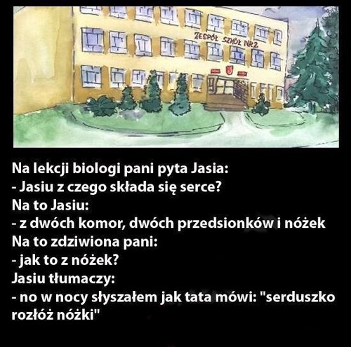 Jasiu z czego składa się serce? :)