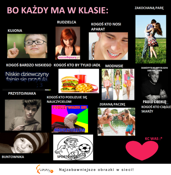 U Ciebie w klasie też znajdą się takie osoby? :D