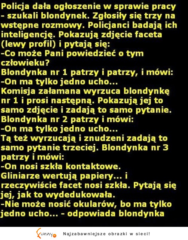 Kawały o blondynkach chyba nigdy nie umrą! DOBRE XD