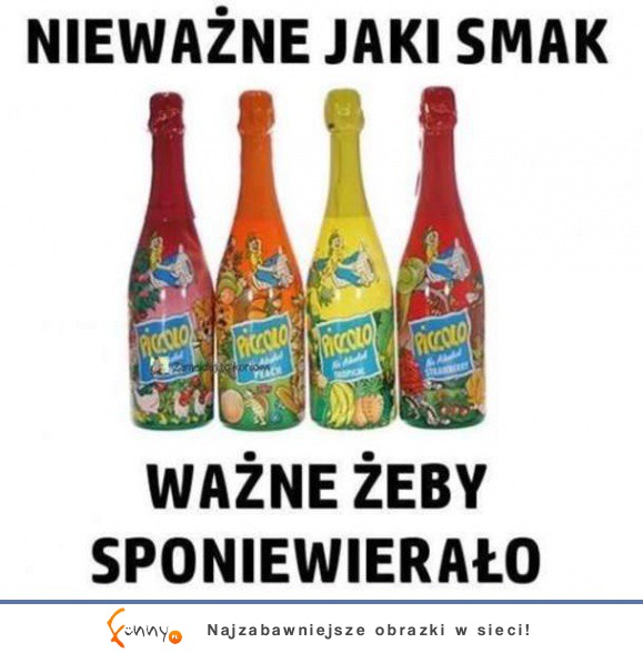 Smak nie jest ważny