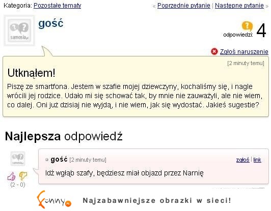 Utknął podczas seksu z dziewczyną! Sprawdź co mu doradzili na forum! :D