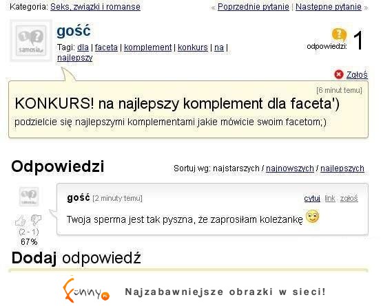 Najlepszy komplement jaki można powiedzieć facetowi  Każdemu się spodoba! :)