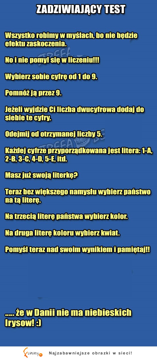 Ten TEST musisz robić porządanie! Wynik Cię ZDZIWI! Wow!