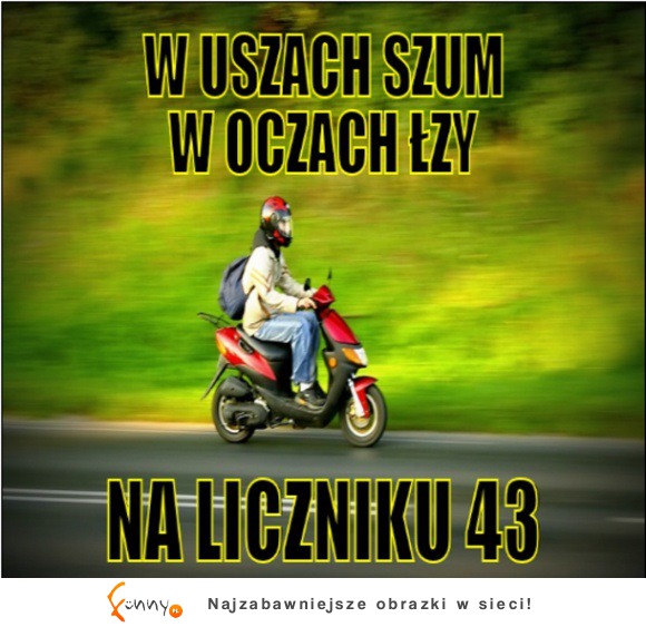 Radość z jazdy skuterem