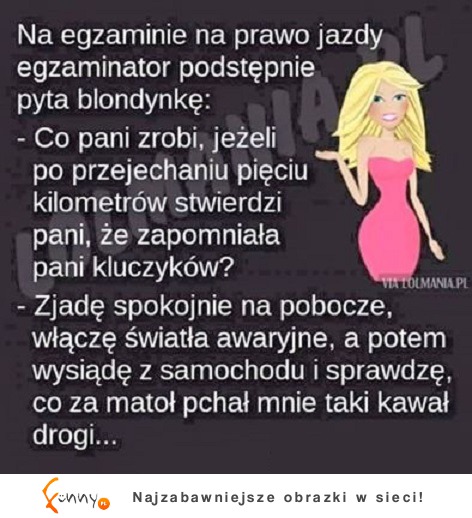 BLONDYNKA nie taka głupia jak sie wydaje! HAHA BEKA!